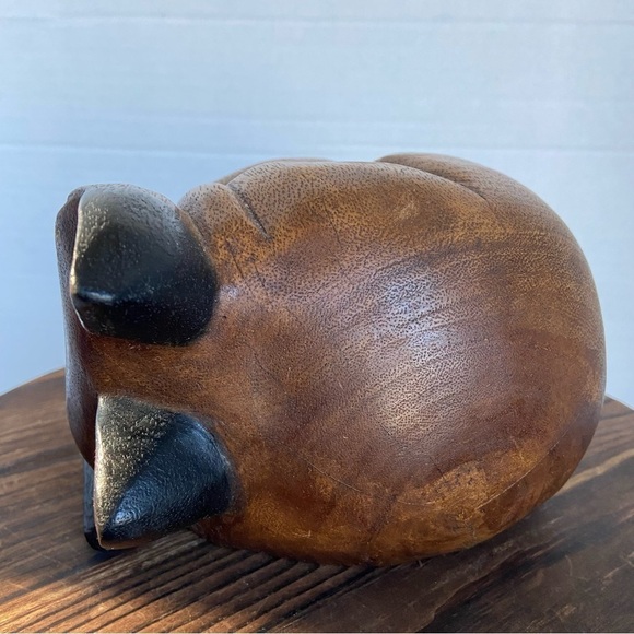 Hand Carved Sleeping Wood Siamese Cat Sleeping Sculpture Pet Statue Cat Figurine - Picture 3 of 14